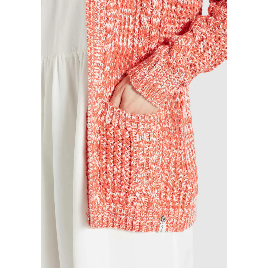 Khujo Cardigan »khujo Strickjacke NITA«, Aus Meliertem Grobstrick Mit Lochstrickmuster 8 Khujo Cardigan »khujo Strickjacke NITA«, Aus Meliertem Grobstrick Mit Lochstrickmuster – Bild 6