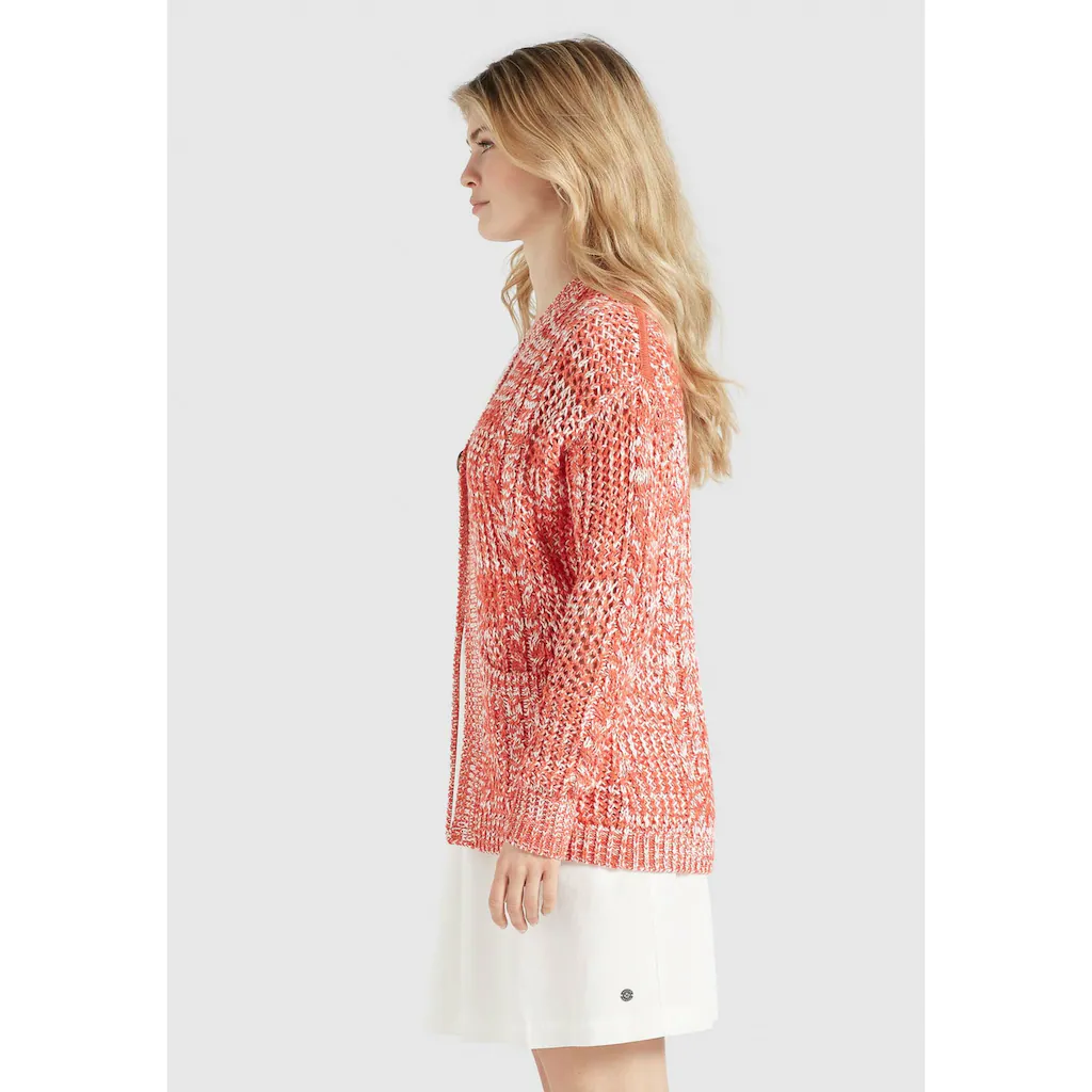 Khujo Cardigan »khujo Strickjacke NITA«, Aus Meliertem Grobstrick Mit Lochstrickmuster 4 Khujo Cardigan »khujo Strickjacke NITA«, Aus Meliertem Grobstrick Mit Lochstrickmuster – Bild 2