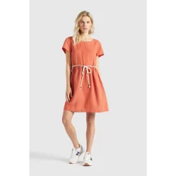 Khujo Blusenkleid »khujo Kleid ASBA«, Mit Innenfutter Und Eingrifftaschen