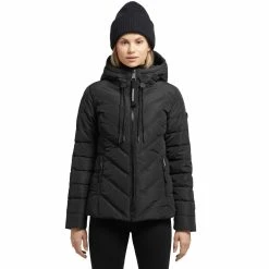 Khujo Steppjacke »STERN«, Mit Kapuze, Winterjacke Mit Kapuze Und Kordelzug