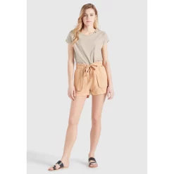 Khujo Hotpants »khujo Hose SAYE«, Im Loose Fit Aus Weicher Leinenmischung