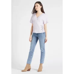 Khujo Verkäufe 25 Khujo Wickelbluse »khujo Bluse GIOVANNA«, Aus Bedruckter Viskose Mit Weiten Ärmeln