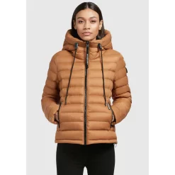 Khujo Steppjacke »LOVINA2 SHINE«, Mit Kapuze, Mit Hochschließenden Kragen Und Kapuze