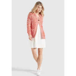 Khujo Verkäufe 19 Khujo Cardigan »khujo Strickjacke NITA«, Aus Meliertem Grobstrick Mit Lochstrickmuster