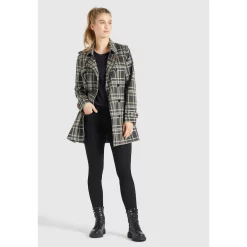 Khujo Trenchcoat »khujo Mantel AMELE2«, Mit Leichtem Innenfutter